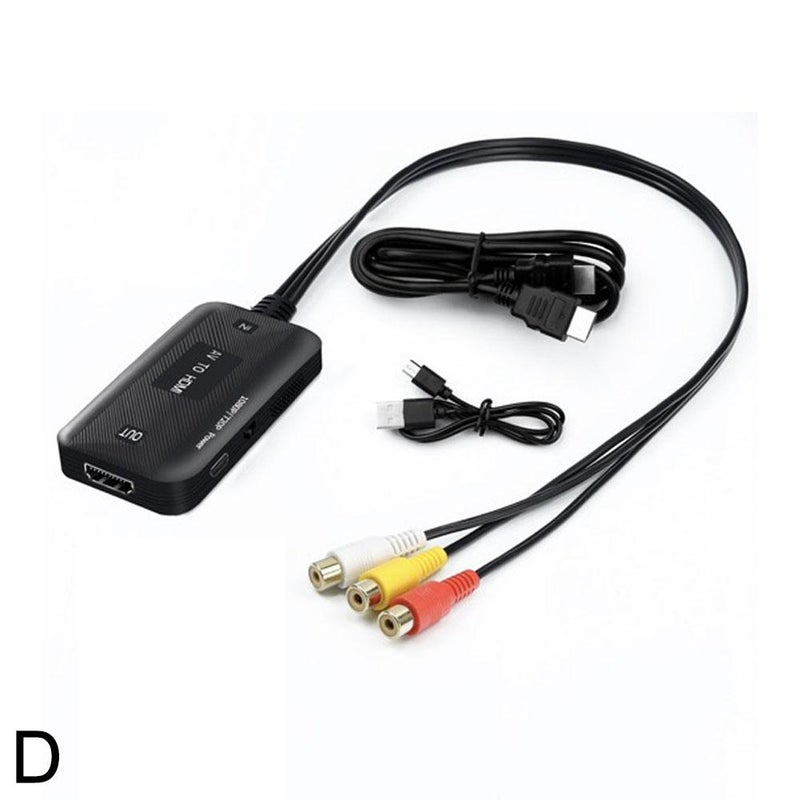 AV video converter 1080P three-ring RCA surveillance game set-top box to TV adapter cable